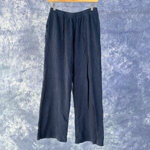 Brandy Melville Anastasia Tie Navy Sweatpants